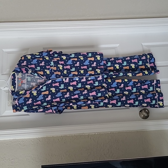 PJ Salvage Dog Print Pajama Set Medium - Picture 2 of 15